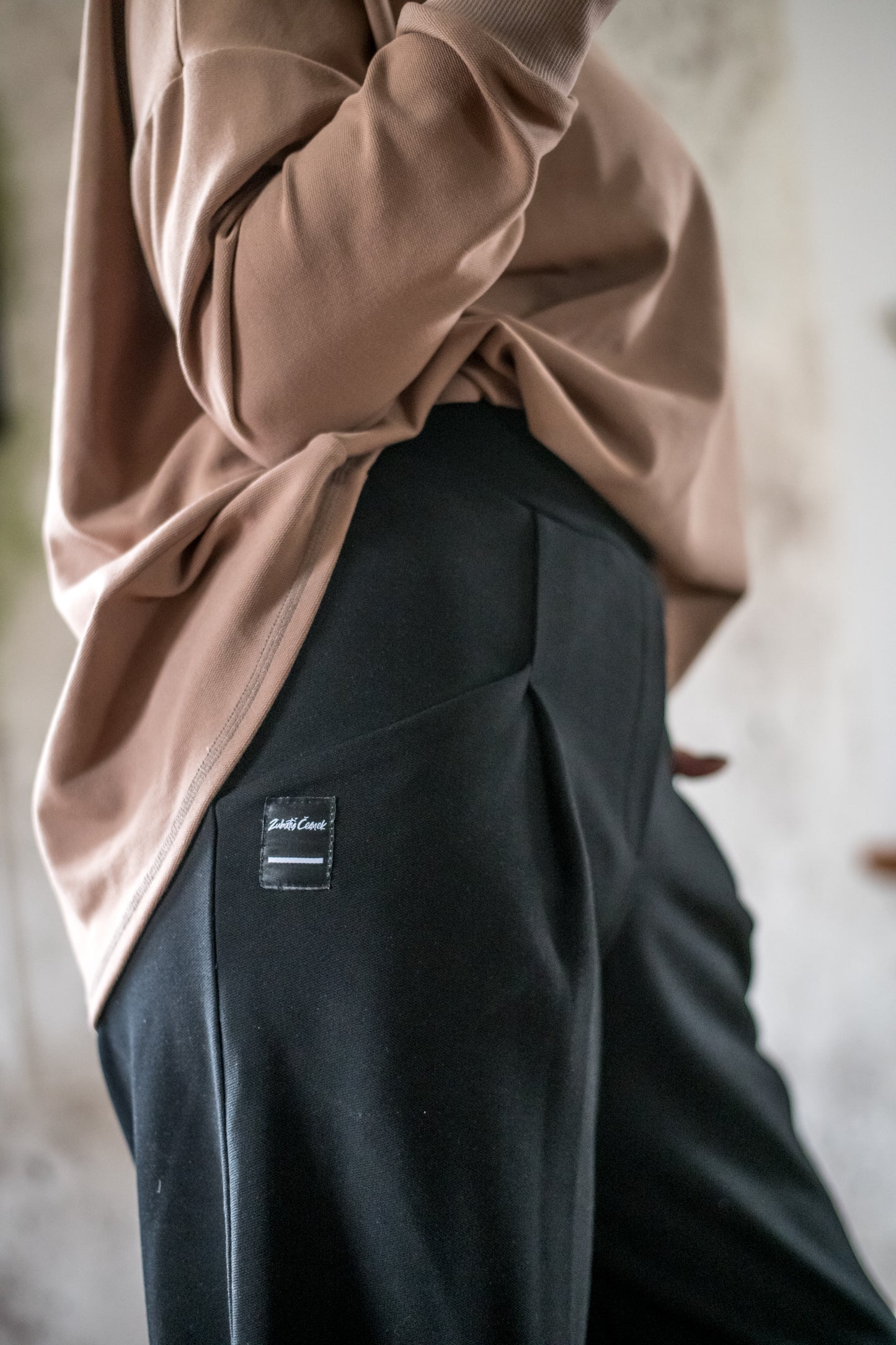 Kalhoty - Piké - Černé