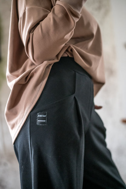 Kalhoty - Piké - Černé