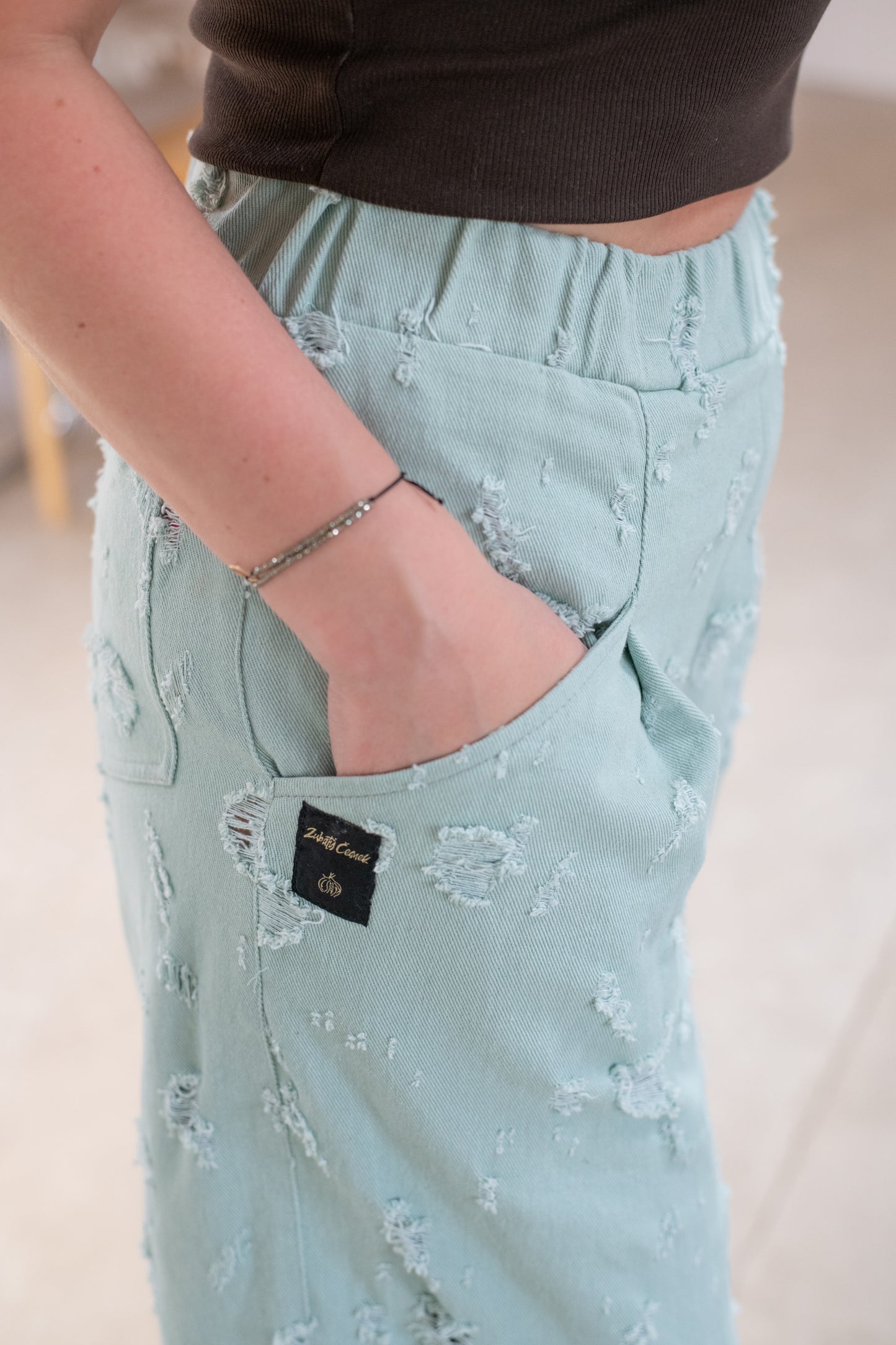 Kalhoty - Jeans - trhané
