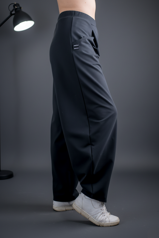 Kalhoty - Teplákové - Černé