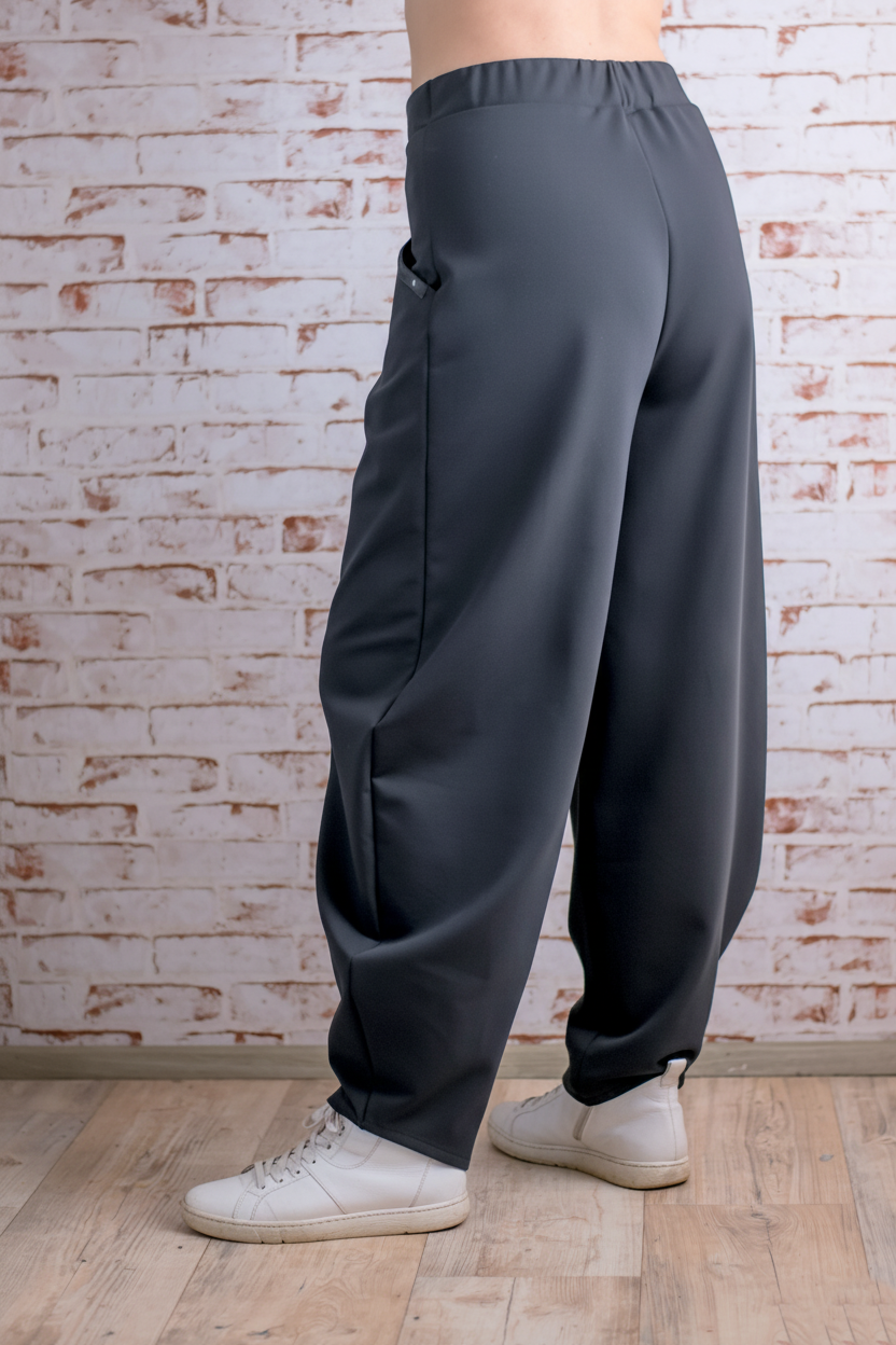 Kalhoty - Teplákové - Černé