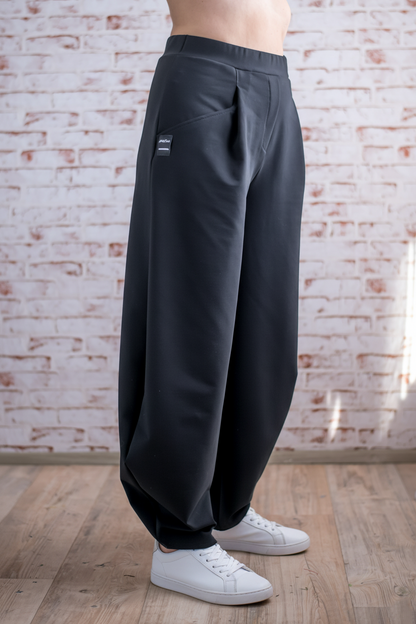 Kalhoty - Teplákové - Černé