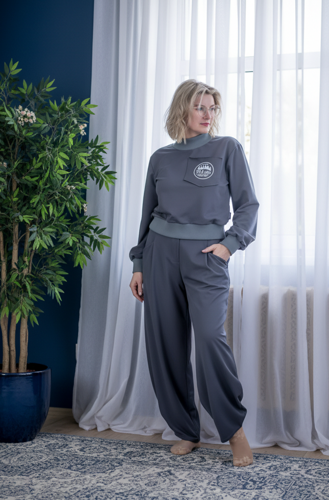 Souprava Teď a Tady - Šedá