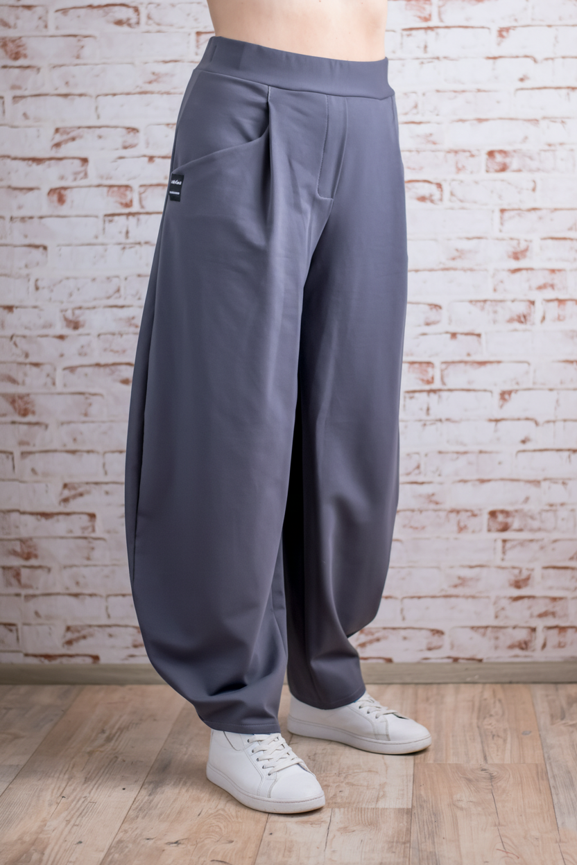 Kalhoty - Teplákové - Šedé