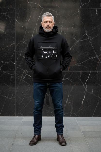 Pánská mikina s kapucí – WhiteGalaxy