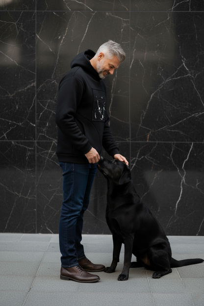 Pánská mikina s kapucí – WhiteGalaxy