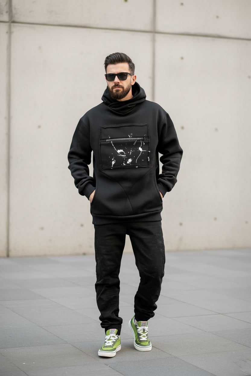 Pánská mikina s kapucí – WhiteGalaxy