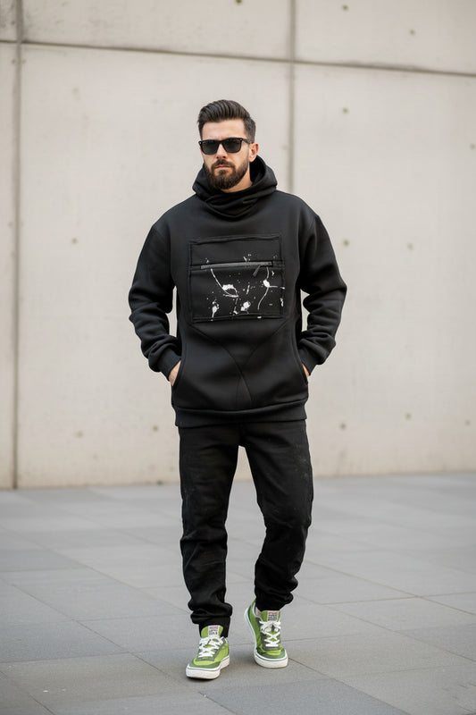 Pánská mikina s kapucí – WhiteGalaxy