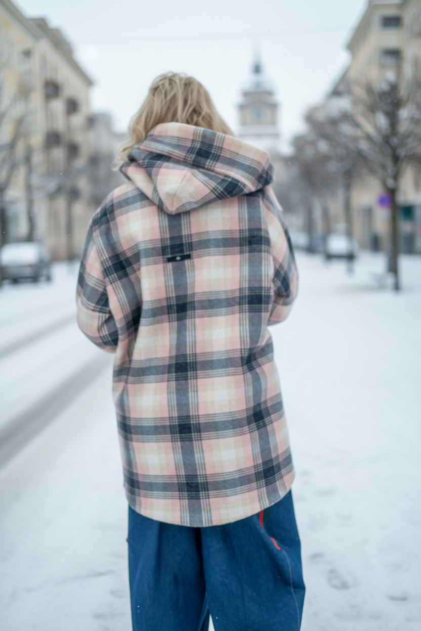 Zimní kabát - Kostička