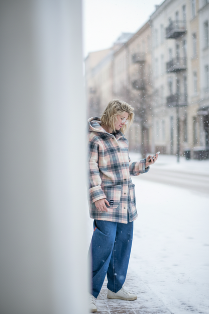 Zimní kabát - Kostička