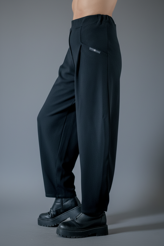 Kalhoty - Piké - Černé