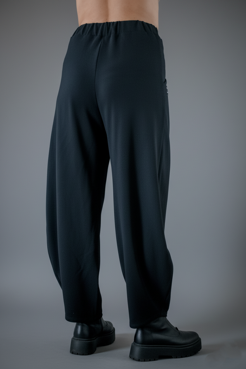 Kalhoty - Piké - Černé