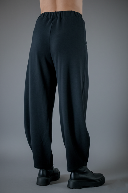 Kalhoty - Piké - Černé