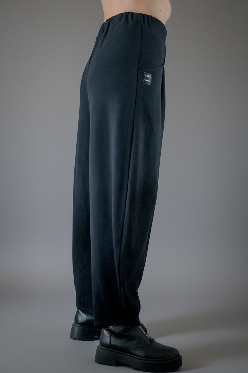 Kalhoty - Piké - Černé