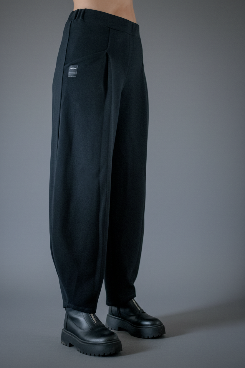 Kalhoty - Piké - Černé