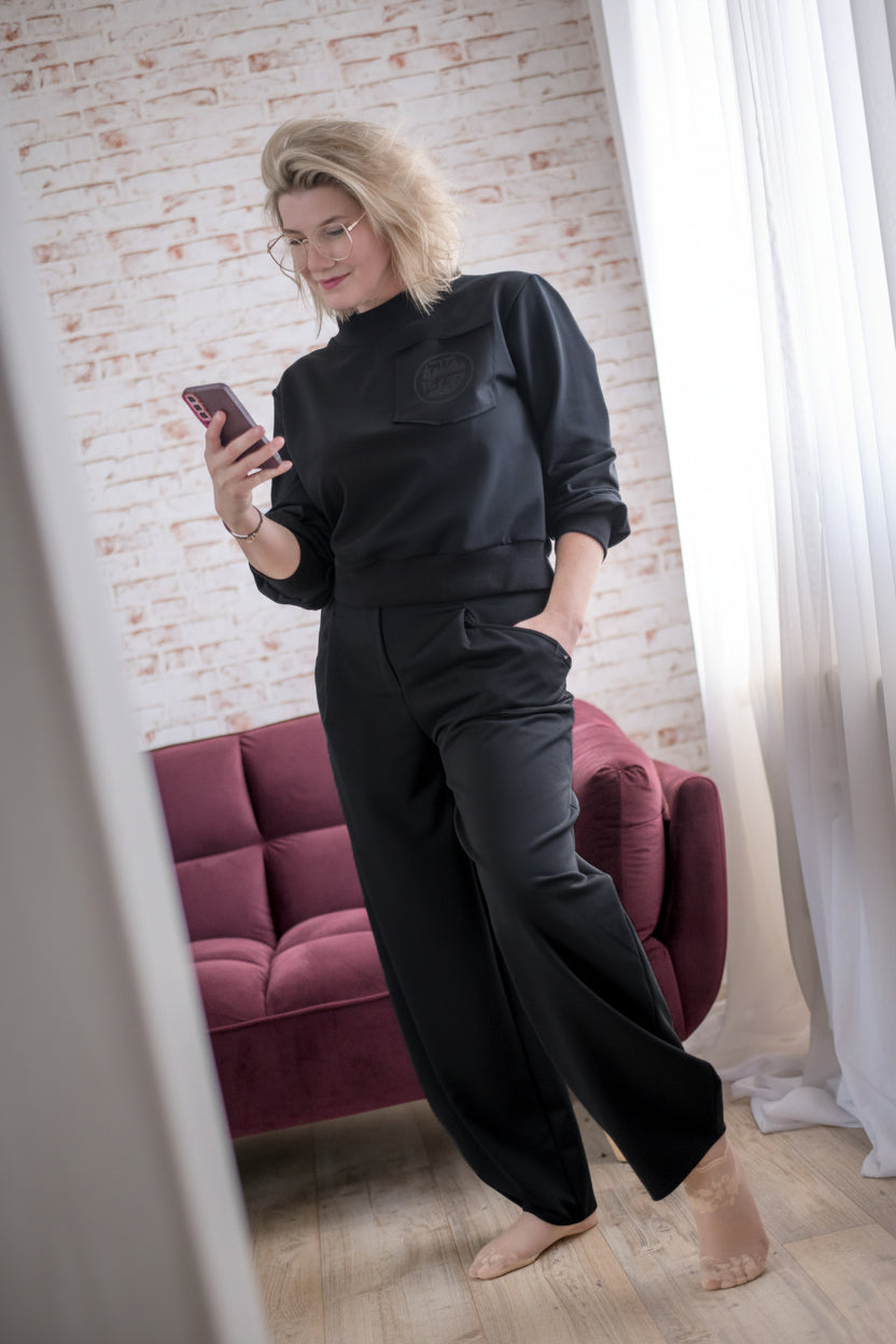 Souprava Teď a Tady - Černá